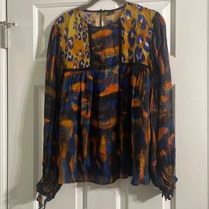EUC Blnk Miranda Blouse Size Small